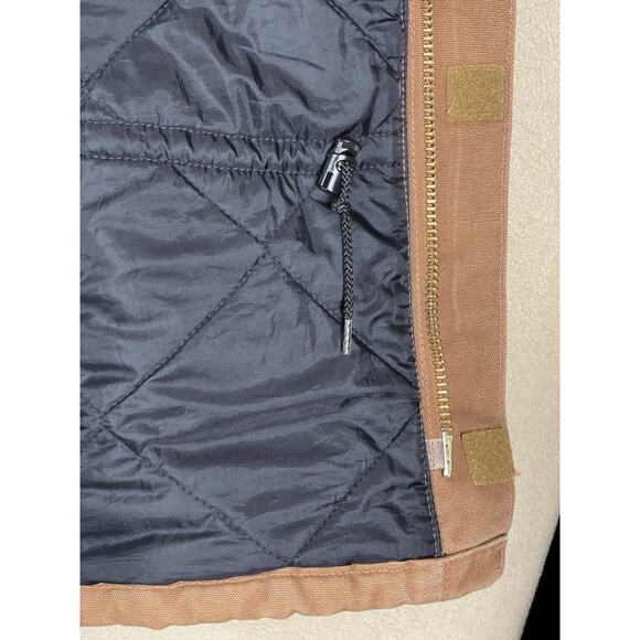 Carhartt Jacket Mens 3XL‎ Brown Sandstone Traditional Coat With Attached Hood - Picture 10 of 16
